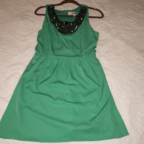 Francesca's Collections Dresses & Skirts - Racerback, embellished neckline cocktail dress